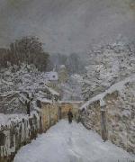 Alfred Sisley Snow at Louveciennes (san21) china oil painting reproduction